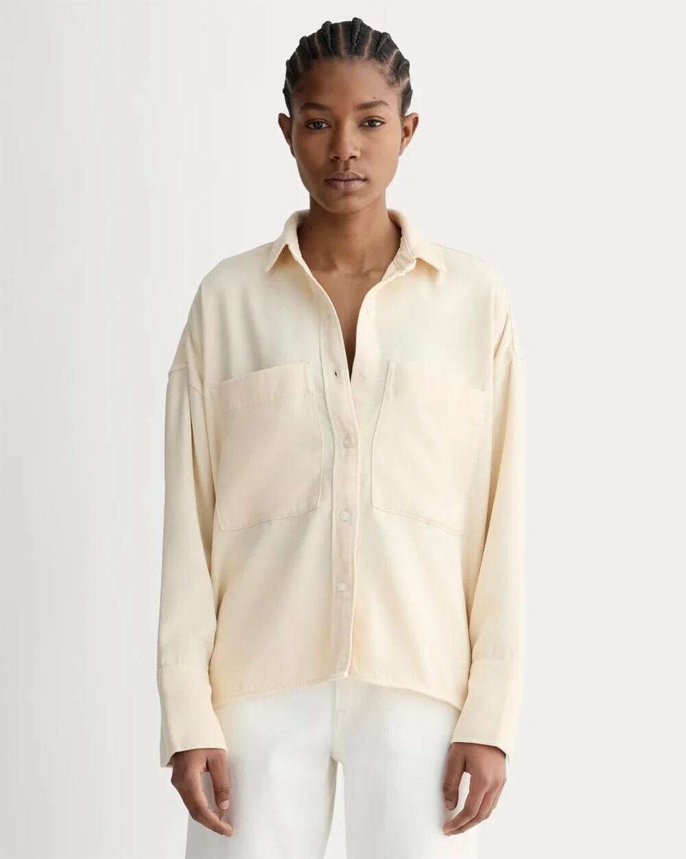 Everlane The Boxy Overshirt Y2K Buttersoft Cotton Oversized top S A010833
